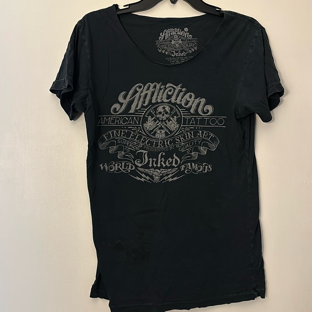 Womens Affliction size large t shirt